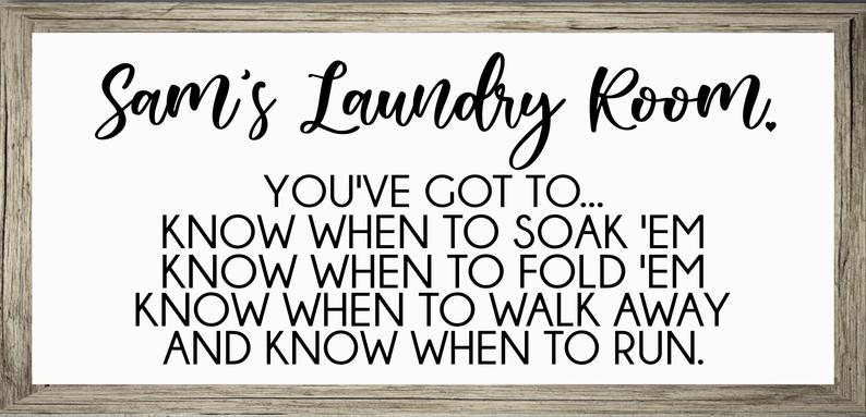 Mother's Day Gift Laundry Room Decor Custom Canvas image 6